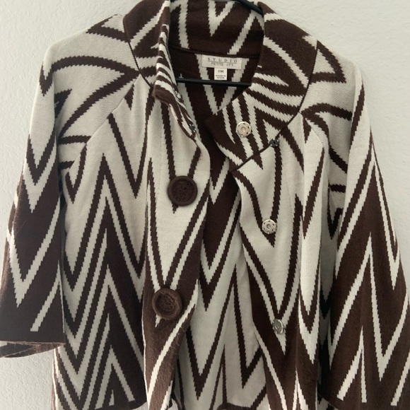 John Paul Richard Sweater Petites M Women’s Wide Sleeve Jacket JPR Vintage - Picture 11 of 15